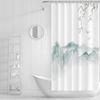 Tenda impermeabile ispessita per bagno, tenda da doccia a prova di muffa, tenda divisoria per doccia, tenda da doccia, tenda da bagno, perforazione gratuita