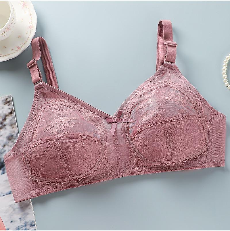 Sexy Transparent Lace Push Up Bra Thin Bralette Top Women's Bras Bralette Deep V Sexy Lingerie
