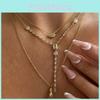 Elegant Geometric Oval Zircon Pendant Necklace Stunning Copper Gold Plated Jewelry For Women