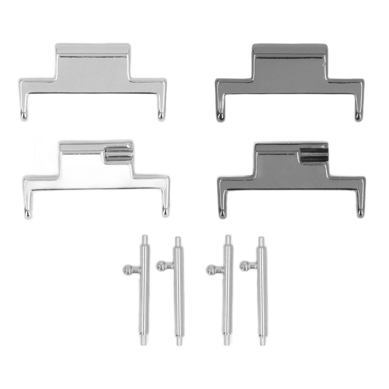 2 Set Watch Band Connector Metal 12 to 20mm Watch Strap Connector Replacement for GTV2 Watch Accessory Watch Strap Connector