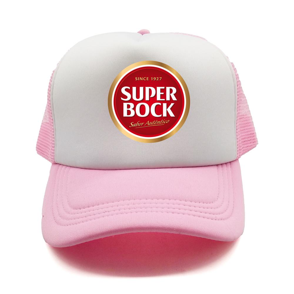 Berretto Trucker Super Bock Unisex Cappello Divertente Cappellino da Baseball Fresco Estivo Cappellini Unisex a Rete