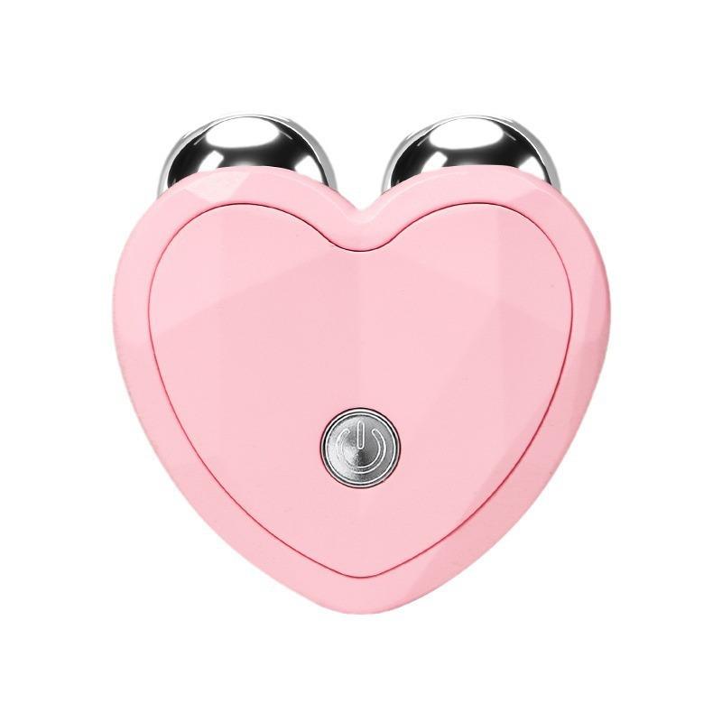 

Новый микротоковый бьюти-инструмент V-лифтинг, укрепление кожи, омолаживающий роллер-массажер, EMS микротоковый бьюти-инструмент розовый