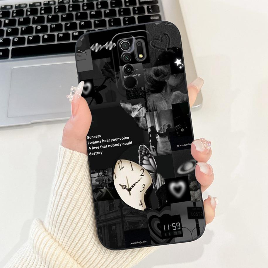 For Xiaomi Redmi 9 Prime Case Luxury Space Painted Shockproof Silicone Soft TPU Back Cover For Xiaomi Redmi 9 Funda Redmi9 Shell