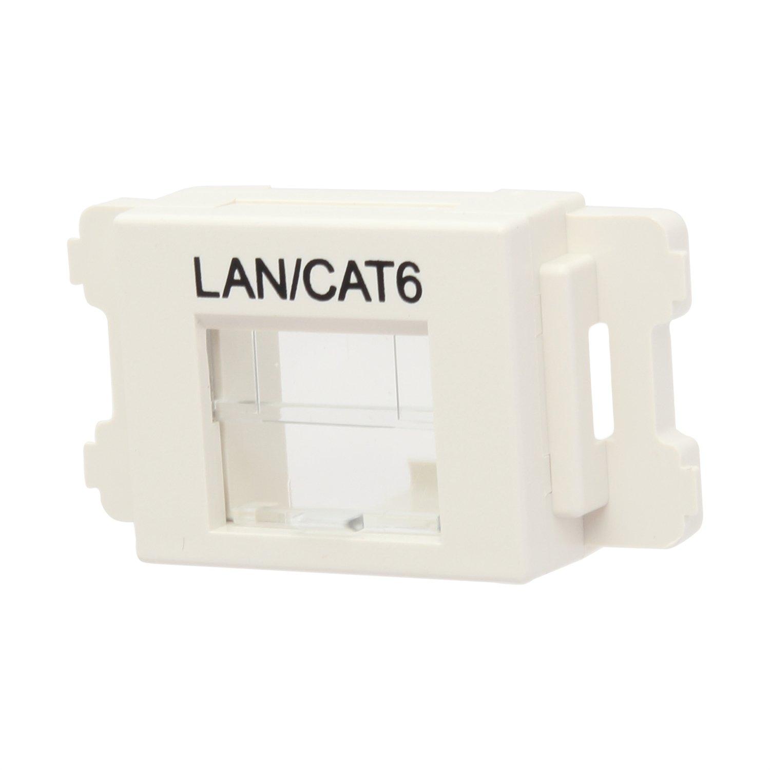 

Panduit CMASSP6IW-X LANCat6 Shuttered Adapter for JIS Plates