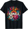 Kamala Harris Blumendruck Blume Erste weibliche Präsidentin Feminines T-Shirt Unisex T-Shirt