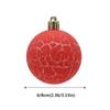 6Pcs Decoration Christmas Tree Pendant Crack Xmas Tree Hanging  Holiday Party