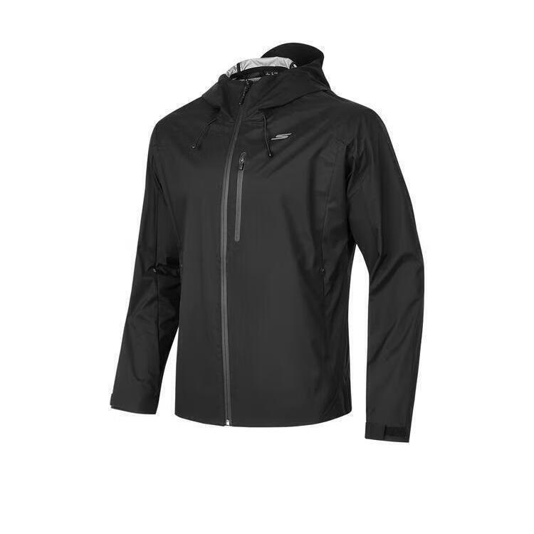 Skechers Woven Logo Zip-Up Hooded Sports Jacket Men jackets P324M052-0018 M