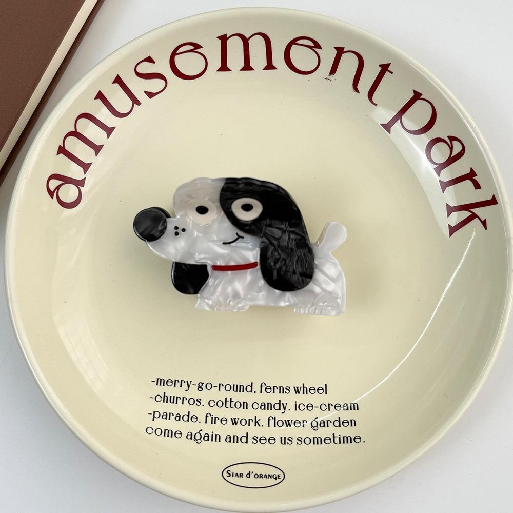 Acetic Acid Animal Hair Clip Dessert Dog Shark Clip Creative Hairpin  Daily