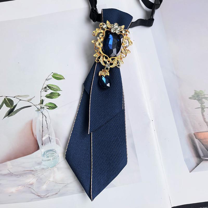 Butterfly Tie Brooch For Women With Silk Fabric Korean Style Neck Accessory For Summer 2025