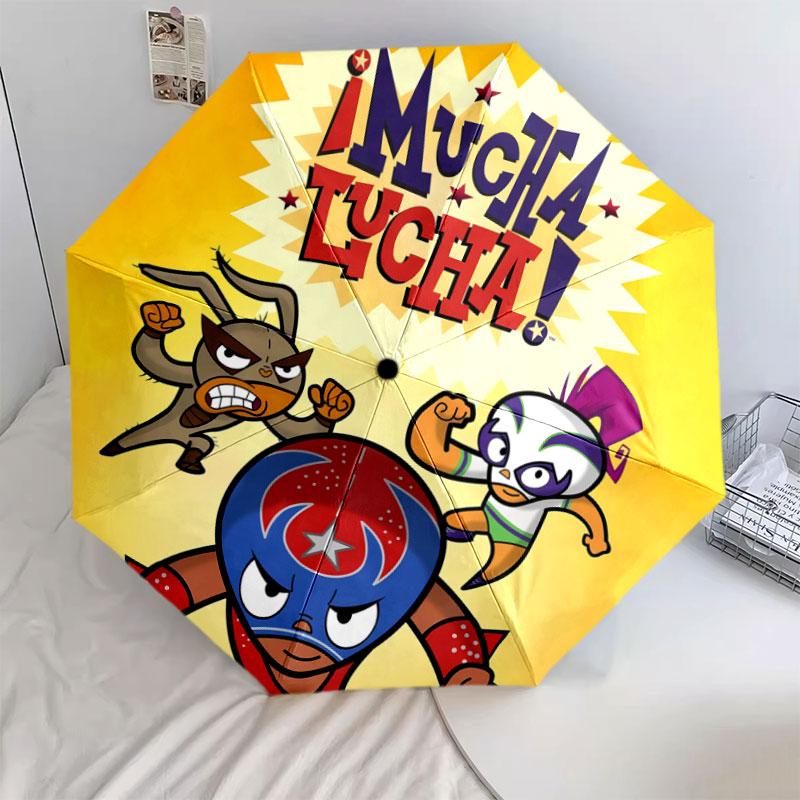 muchalucha Узор Узор Новый Стиль Зонт, 1 шт. Автоматический Складной Зонт, Портативный Складной Дорожный Зонт, Уличный Зонт, Подарок на День Рождения