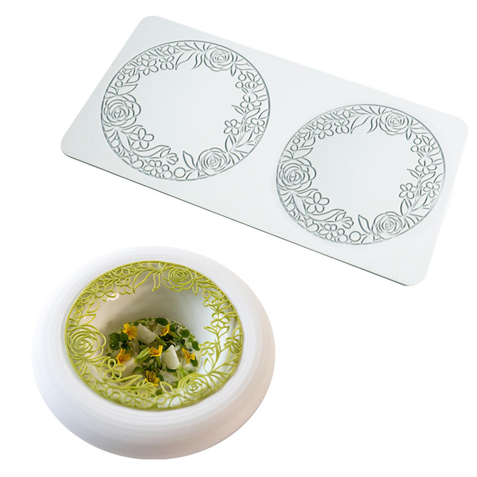 

Узор из листьев и веток Кружевной коврик для торта Силиконовые формы для выпечки помадкой Коврик для отпечатков помадкой Товары для украшения торта A32