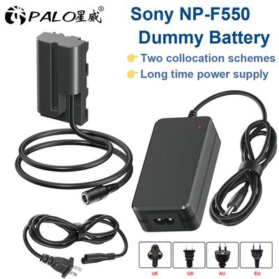 NP-F550 NP-F75 NP-F970 Dummy-Akku, vollständig dekodierter DC-Koppler für Sony NP-F970 NP-F960 NP-F770 NP F750 NP F550 NP F570