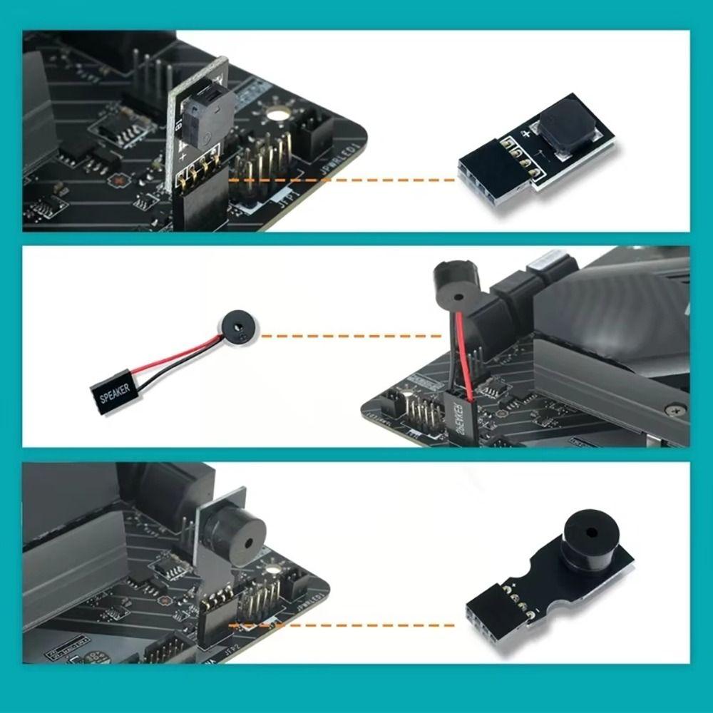 1Pcs Plastic Motherboard Buzzer Alarm Speaker For PC Builds And Computer Repair