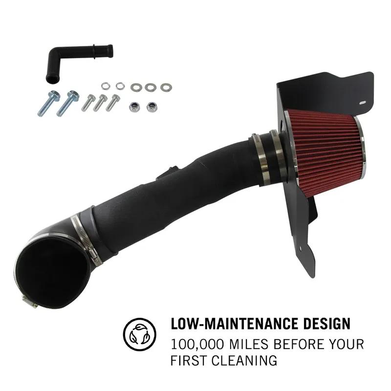 Black Cold Air Intake Pipe Kit