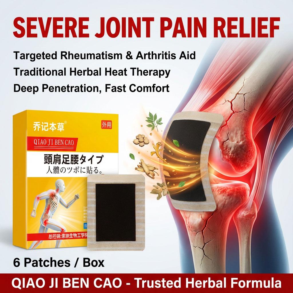

Soothing Plasters for Joint & Arthritis Pain, Targeted Relief for Knee, Elbow, and Finger Joints.