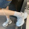 Dad Shoes Women's 2026 Spring and Autumn New Versatile Mesh Height Increasing Breathable Running Sports and Leisure Shoes