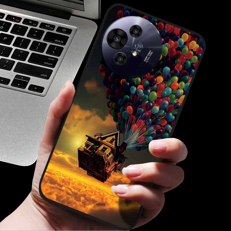 Per custodia TCL 50 Pro NxtPaper / 50 NxtPaper Custodie Cover Posteriore Protettiva in Silicone con Animali alla Moda Per Custodia Telefono 50 Pro NxtPaper 5G Capa