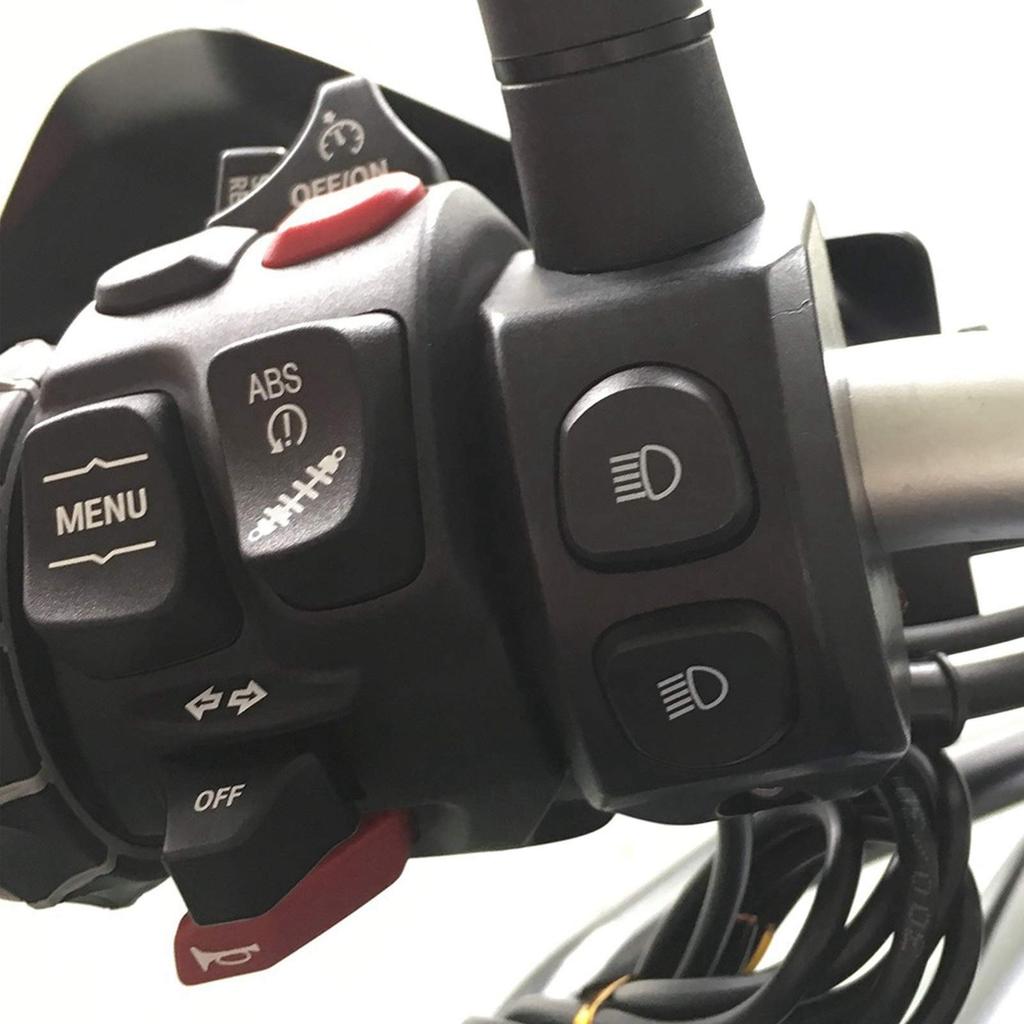 Fog Light Switch, Qiilu Motorcycle Fog Light Switch, Handlebar Fog Light Fit R1200GS / R1250GS / F750GS / F850GS