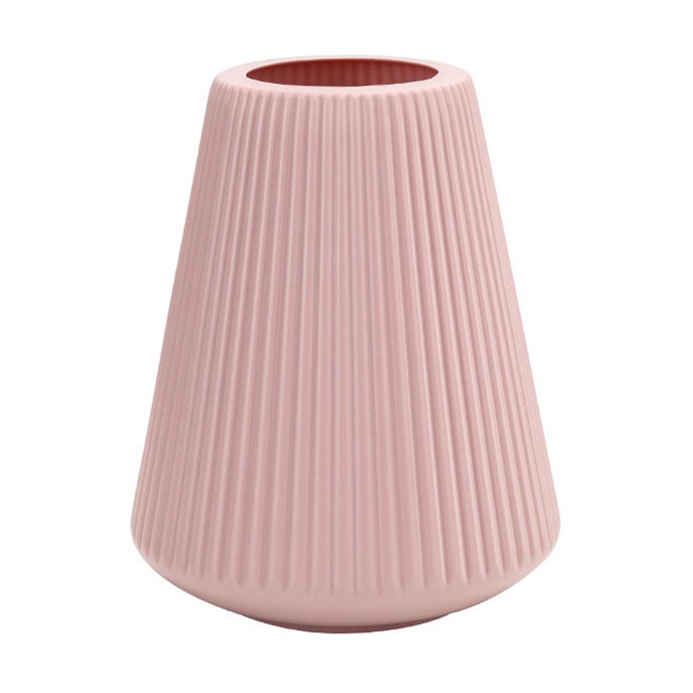 Creative Vase Ornament Flower Pot Dry Wet Flower Decorative Ceramic-Look Plastic Container