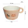 BRHand Drawn Ceramic Mug Cartoon Cute Water Cup Home Furnishings Breakfast Milk Cup Couple Afternoon Tea Coffee Cups Friend GiftEY