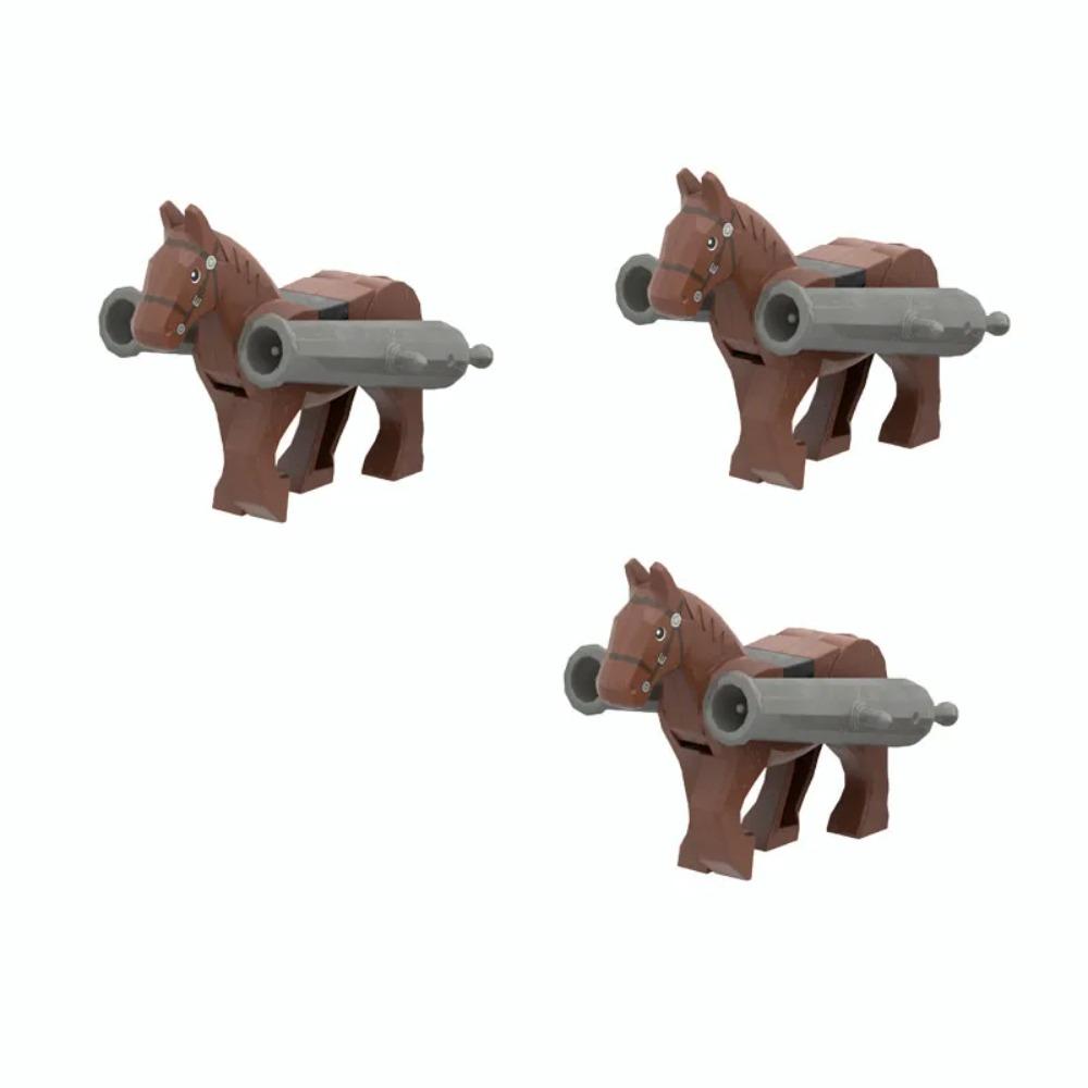 Medieval Castle Siege Weapons Building Blocks Siege Engine Cannon Car  Catapult Crossbow MOC Assembly Bricks Toys