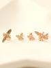 Minimal Piercing 14K Queen Bee Piercing Earrings