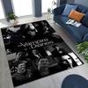 3D The Vampire Diaries Damon Salvatore Rug for Bedroom Living Room Sofa Home Doormat Decor, Large Kids Play Non-slip Floor Mat