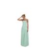 European & American Elegant Off-Shoulder Slim Fit Slit Dress with Ribbon Back