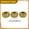 3 Pieces Alto and Tenor Valve Brass Instrument Parts Stable Practical Solid Wear Resistant Gold