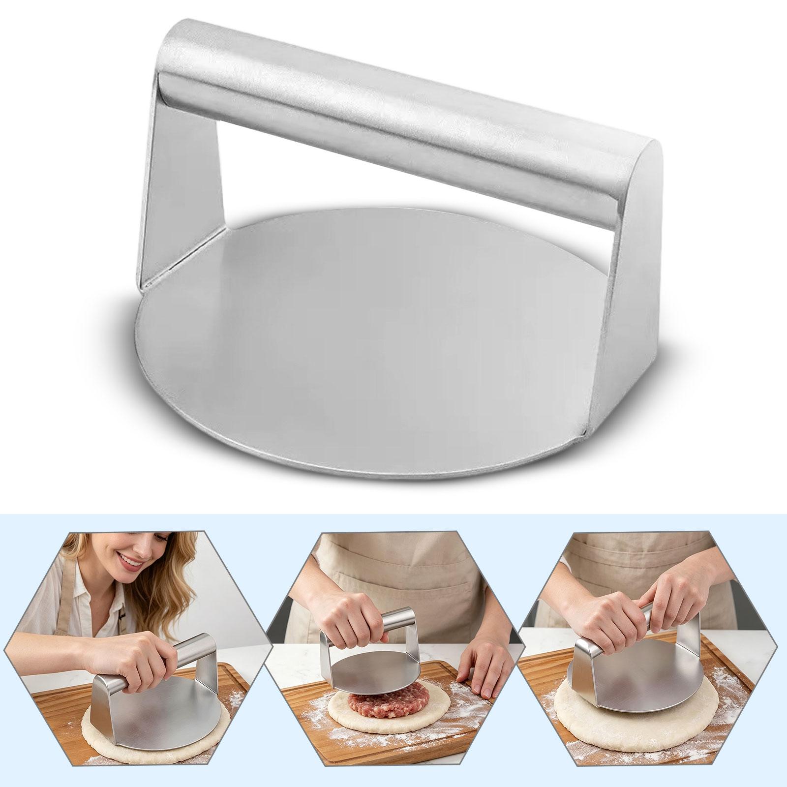 

Stainless Steel Round Cake Press One Size