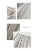 Women's Linen Wide-Leg High-End Curve Pants, Breathable Elastic Waist, Spring/Summer Style