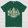 Rebel Academy Unisex 100% Cotton Summer Casual Cool Loose T-Shirt