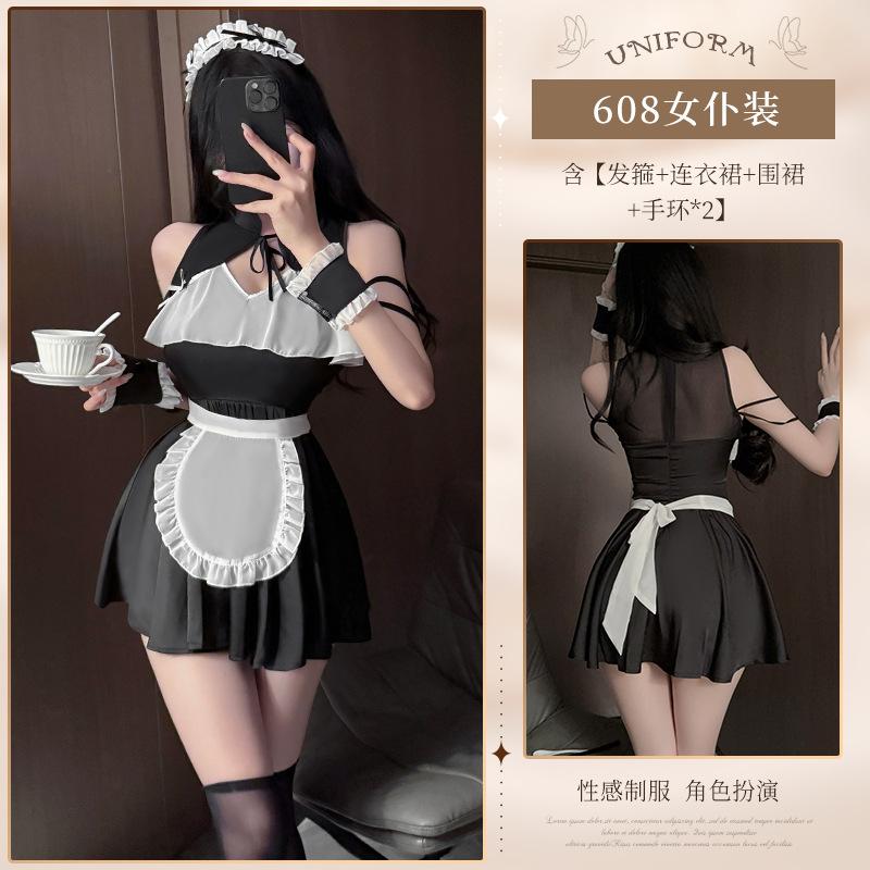 Xianyi Sexy Lingerie Sexy Maid Uniform Temptation Free of Passion Abstinence Fun Suit Qqny608