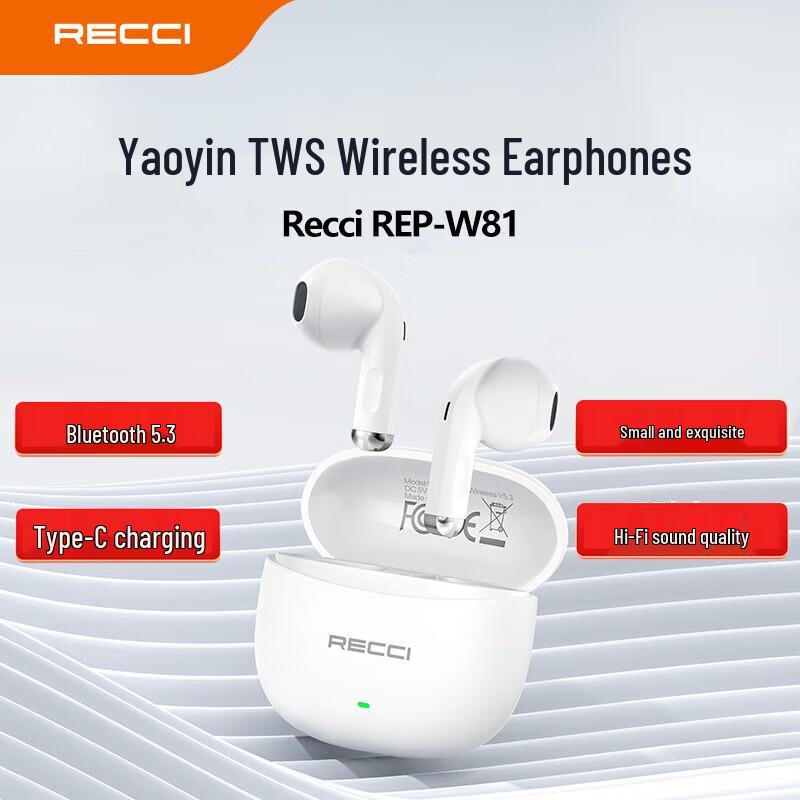

Recci TWS Wireless Earbuds