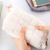 3-1PC Large Capacity Makeup Organizer Bag Pillow Shape Pencil Case Multifunction Quilted Travel Toiletry Bag for Outdoor Travel