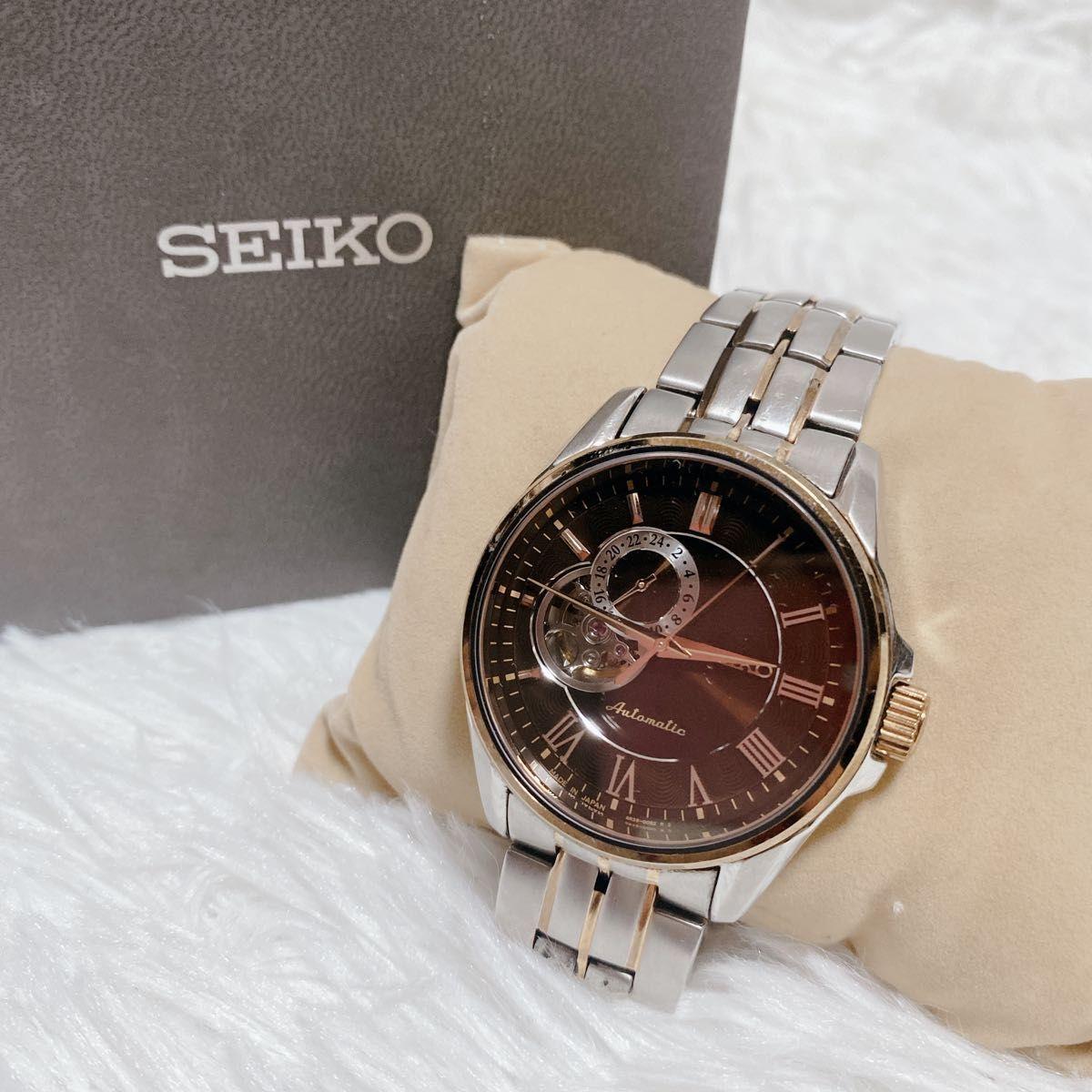 SEIKO Watch Working Item Watch Silver Automatic Winding 4R39A