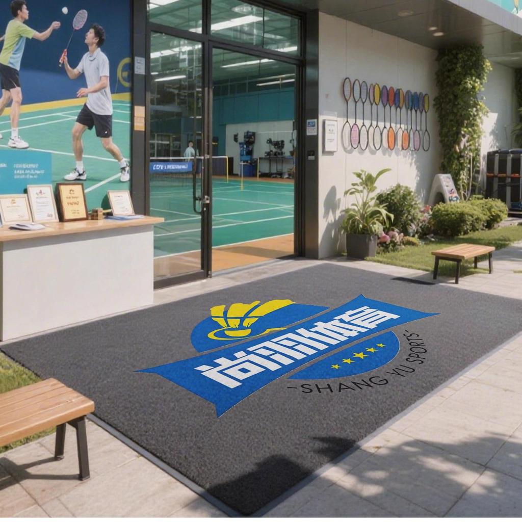 Anti-Slip Coir Logo Entrance Mat for Hotels