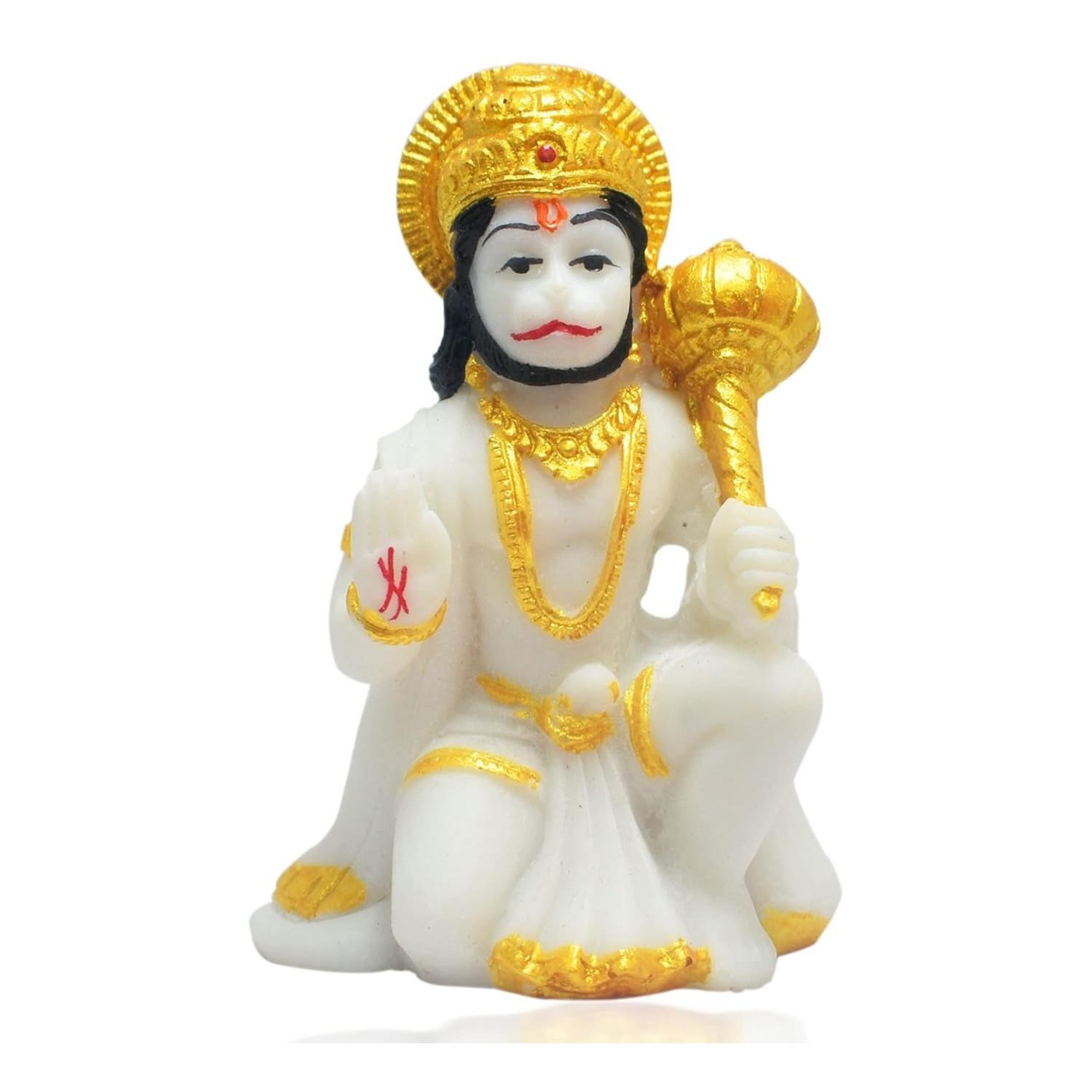 @ Lord Hanuman Multicolour God Bajrangbali Statue 84Gm Zr-7020-60%Off