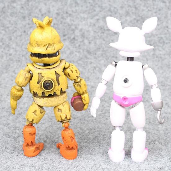 Five Nights Action Figures LED Detachable Kids Doll Toy Gift