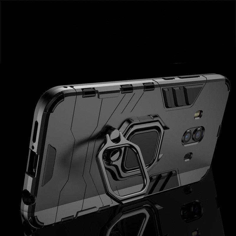 Suitable for iPhone Samsung Huawei Xiaomi Shockproof Armor Bracket PC + TPU Bracket Cover
