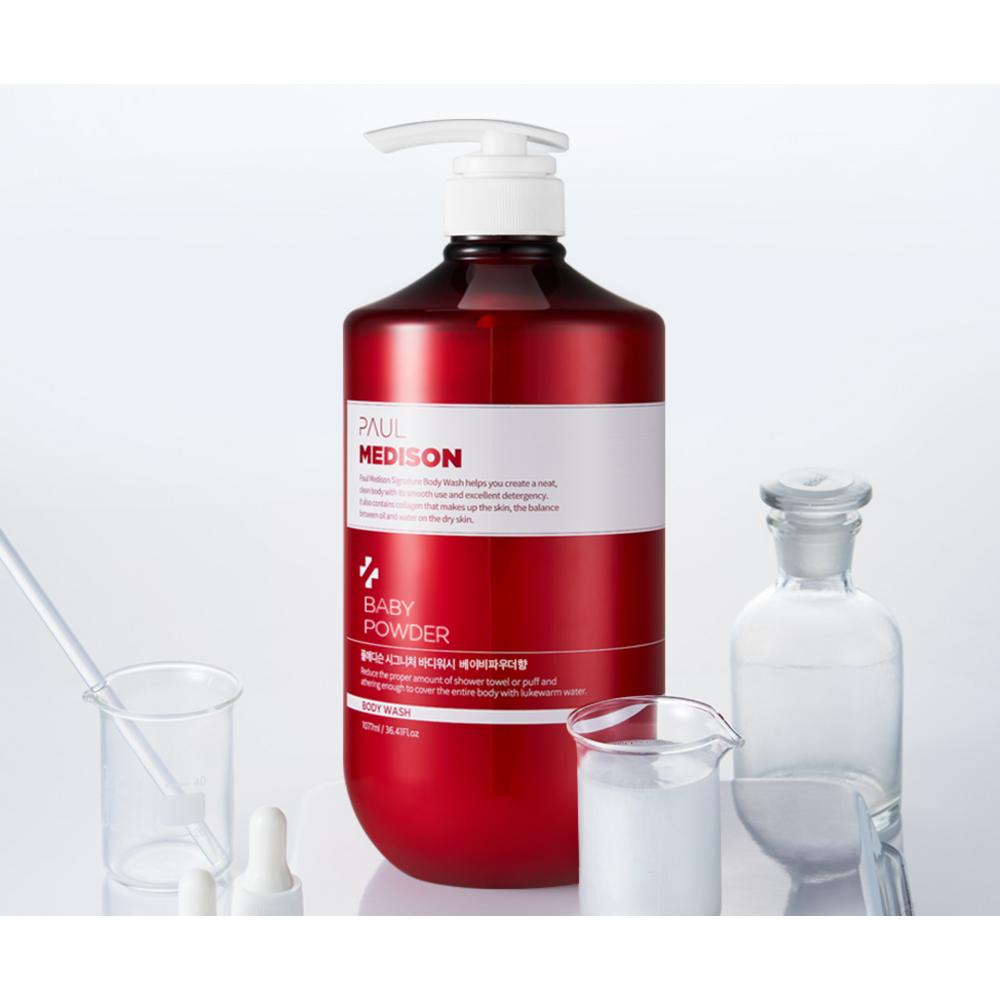 Paul Madison Signature Body Wash Baby Powder Scent, 1.077L, 2 units