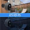 S1B Tuya Smart Life APP Battery Powered IP65 Outdoor WIFI 3MP Surveillance Siren CCTV PIR Motion Detect Camera Alexa Google