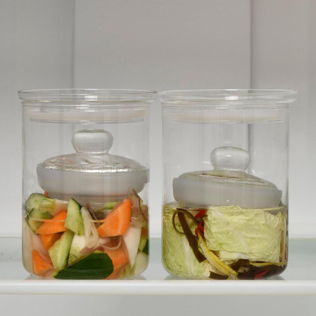 HARIO Pickle Glass Slim Full Water Capacity 800ml Transparent TGS-800-T
