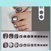 Cool And Sweet Style Black Cat Eye Gem Toe Nail Art Stickers Starry Sky