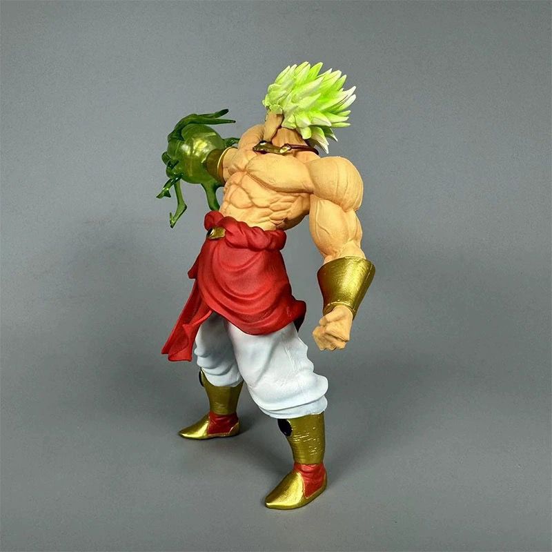 13cm Anime Dragon Ball Z Figure GK Broly Super Saiyan Battle Form Figure Model PVC Collection Toys Doll Statue Christmas Gifts