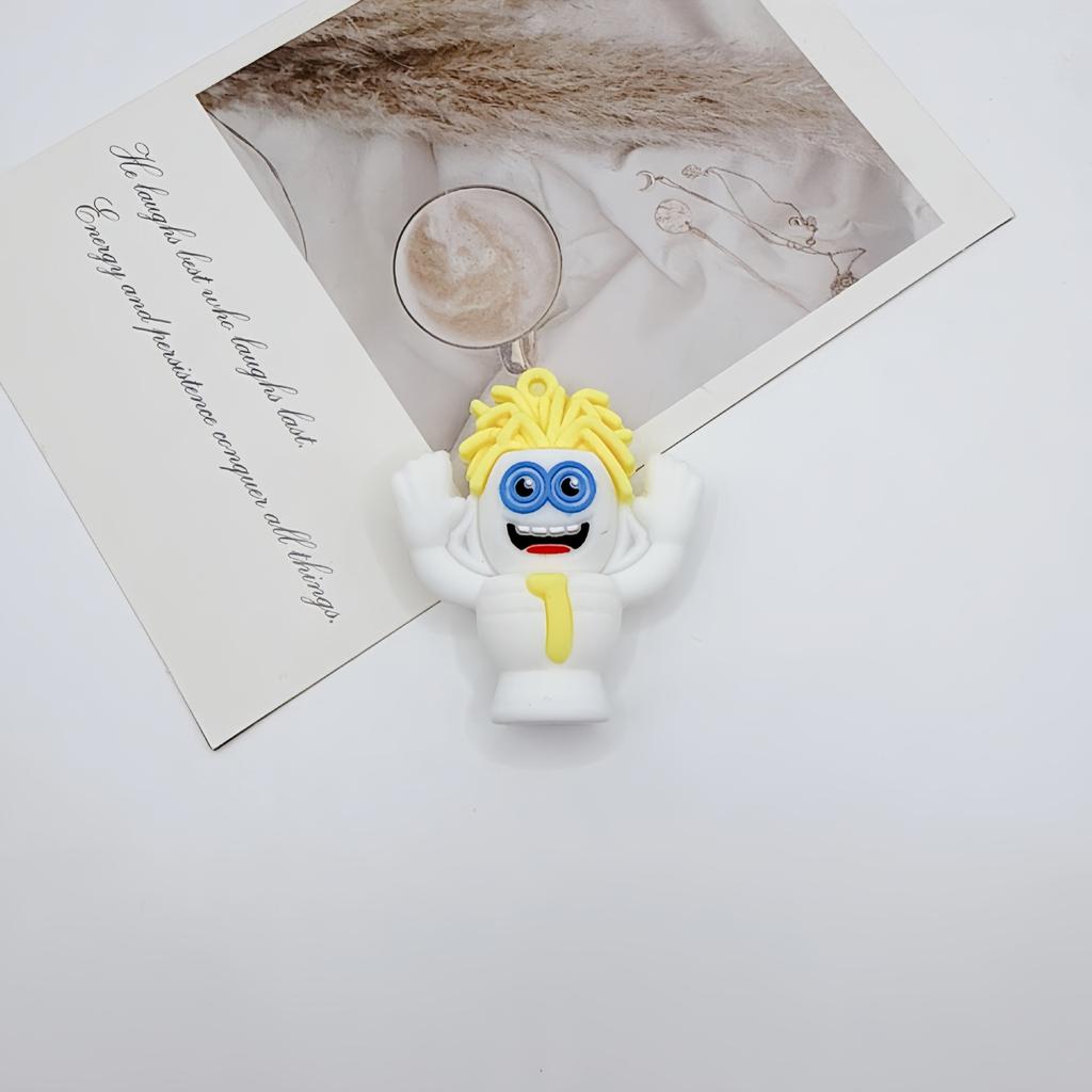 The Brain Rotten Family Stole A Brain Rotten Strawberry Elephant Doll Doll Funny Abstract Figure Pendant