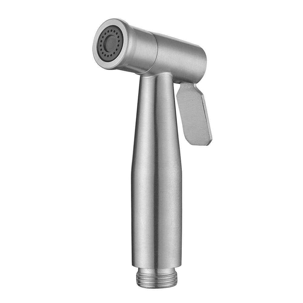 Moderner 304 Edelstahl Duscharmatur Bidet Handbrause ABS Toiletten Shattaf Set für Hotels Einfach zu bedienen
