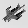 Bandai 30MM Extended Armament Vehicle (Attack Submarine Ver.) [Light Gray]
