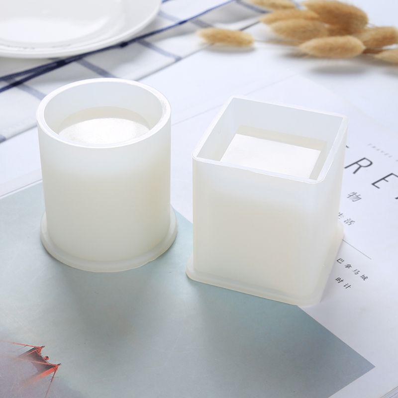 Water Cup Silicone Mold Crystal Epoxy Resin Casting Mold Pen Brush Holder Mold