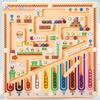 Magnetic Maze Walking Ball Education Puzzle Toy Number Color Classification Counting Logical Toy Birthday Chrismas Gift For Kids
